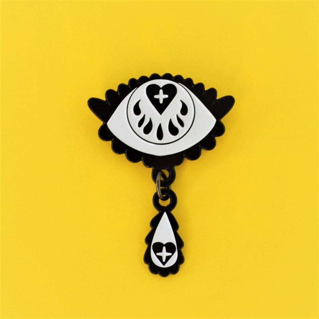 Teardrop Eye Pin - Etsy