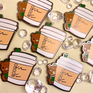 Bearista Kawaii Coffee Bear Pin