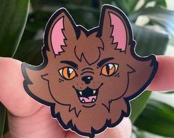 Creepy Cuties Lycanna Werewolf Furry Weatherproof Vinyl Sticker