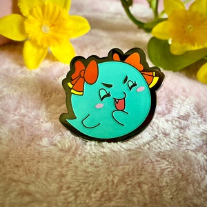 Paper Ghost Princess Pin | Lady Bow Inspired fandom Pin