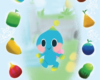 SA2 Chao Garden Fruits | 5x7 Print
