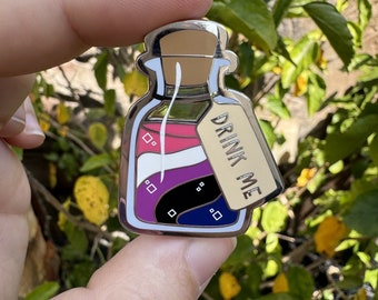 Drink Me | Genderfluid Pride | Enamel Pin