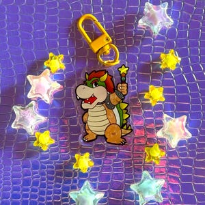 Paper Pals | Paper Mario Inspired Keychain | Paper Turtle Antagonist