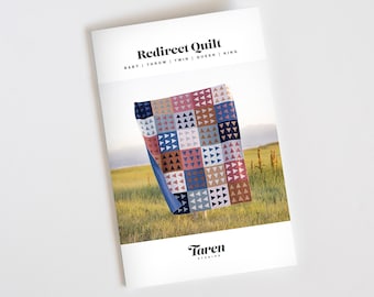 Redirect Quilt Pattern - Paper pattern - by Taren Studios