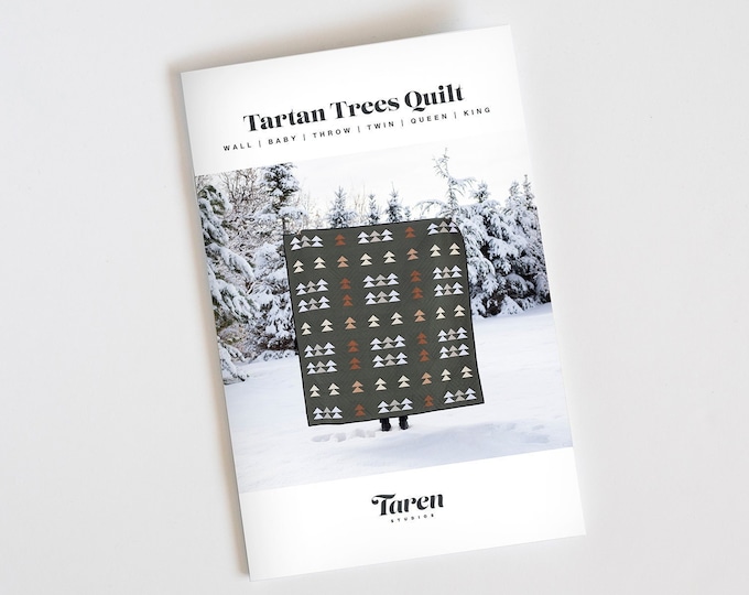 Tartan Trees Quilt Pattern - Paper Pattern - by Taren Studios