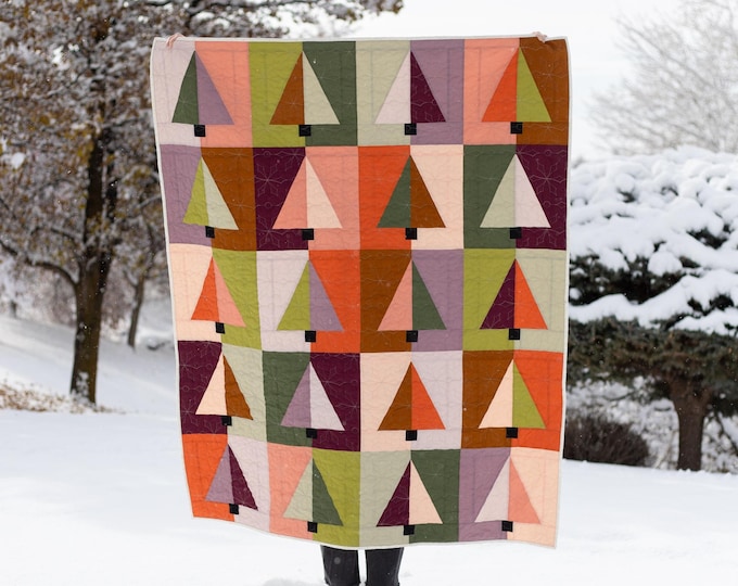 Trees Chic Quilt Pattern - PDF Digital Download - by Taren Studios