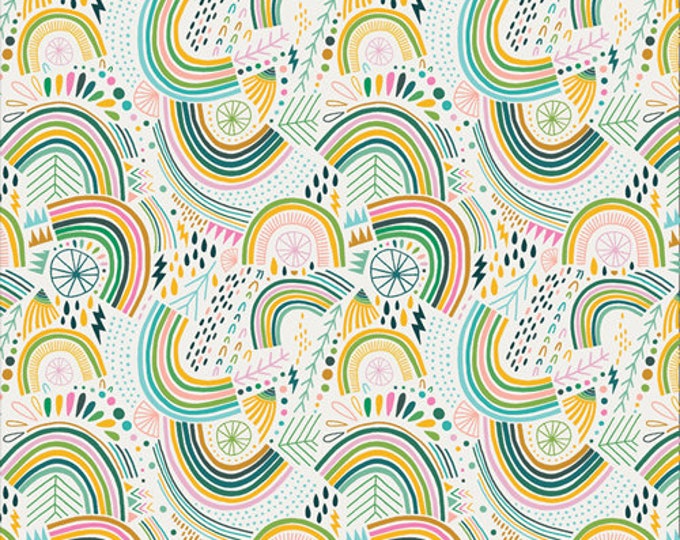 Chasing Rainbows from  Rain or Shine designed by Jessica Swift for Art Gallery Fabrics