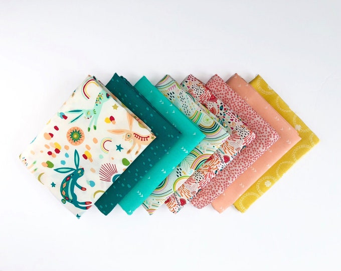 Hop - 8 piece Fat Quarter Curated Bundle