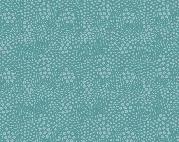Primrose Hill Meadow Teal  for Riley Blake Designs
