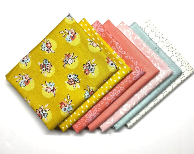 Petals and Pots - 7 piece Curated Fat Quarter Bundle