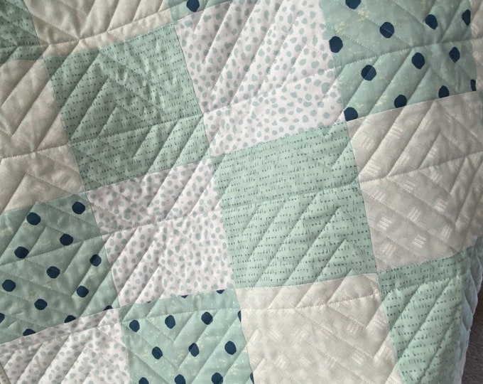 Baby Boy Cuddles Quilt Kit