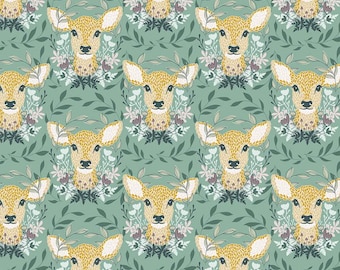 Oh Deer Seafoam from Harmony by Melissa Lee for Riley Blake Designs
