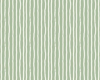 Roar Stripes Sage by Citrus & Mint Designs for Riley Blake Designs