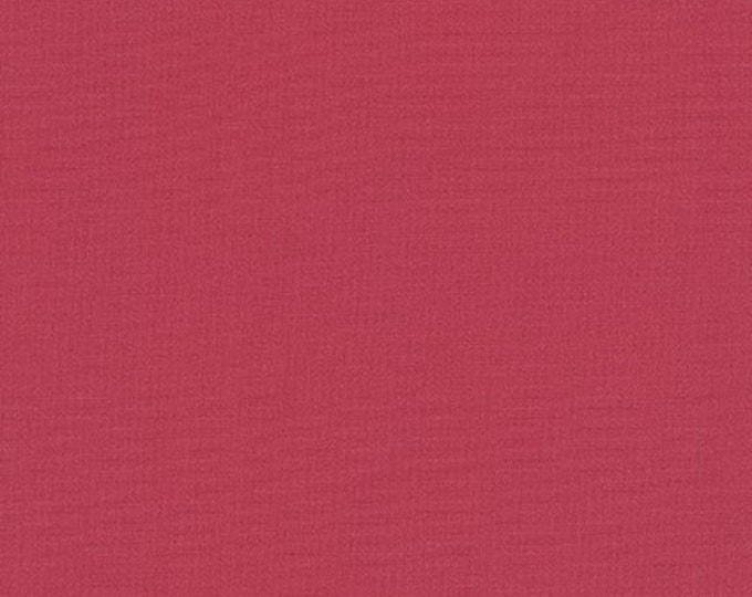 DEEP ROSE Kona Cotton for Robert Kaufman Fabrics