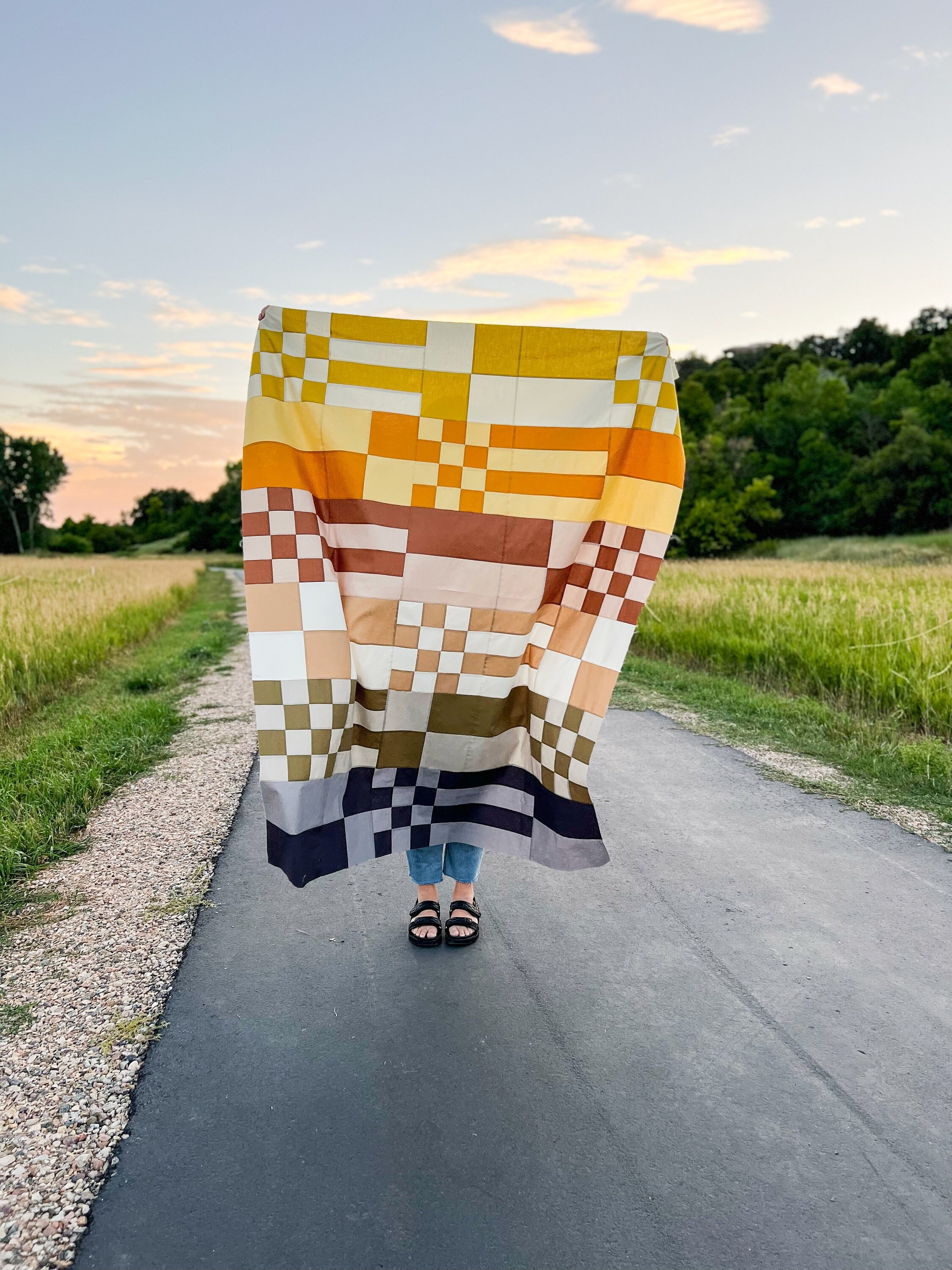 Checks Mix Quilt Pattern PDF Digital Download by Taren Studios