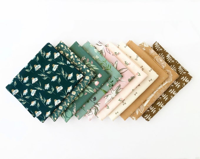 Cottage Favorite -10 piece Curated Fat Quarter Bundle