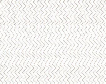 Zig Zag White Sparkle from Spotted  by Kate Blocher for Riley Blake Designs