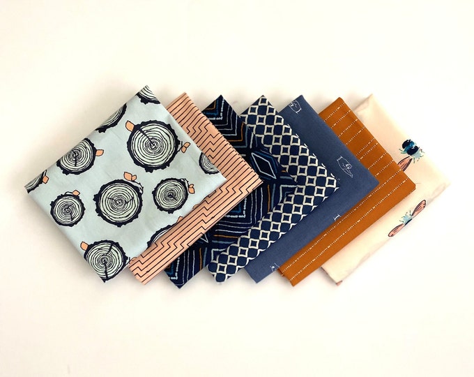 Rooted - 7 piece Curated Fat Quarter Bundle