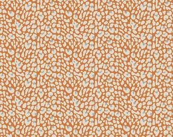 Leo & Savannah Leopard Orange by Deena Rutter for Riley Blake Designs