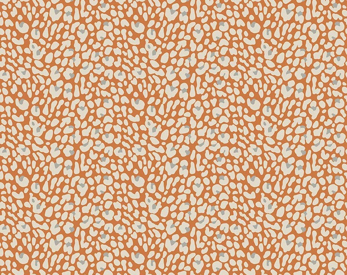 Leo & Savannah Leopard Orange by Deena Rutter for Riley Blake Designs