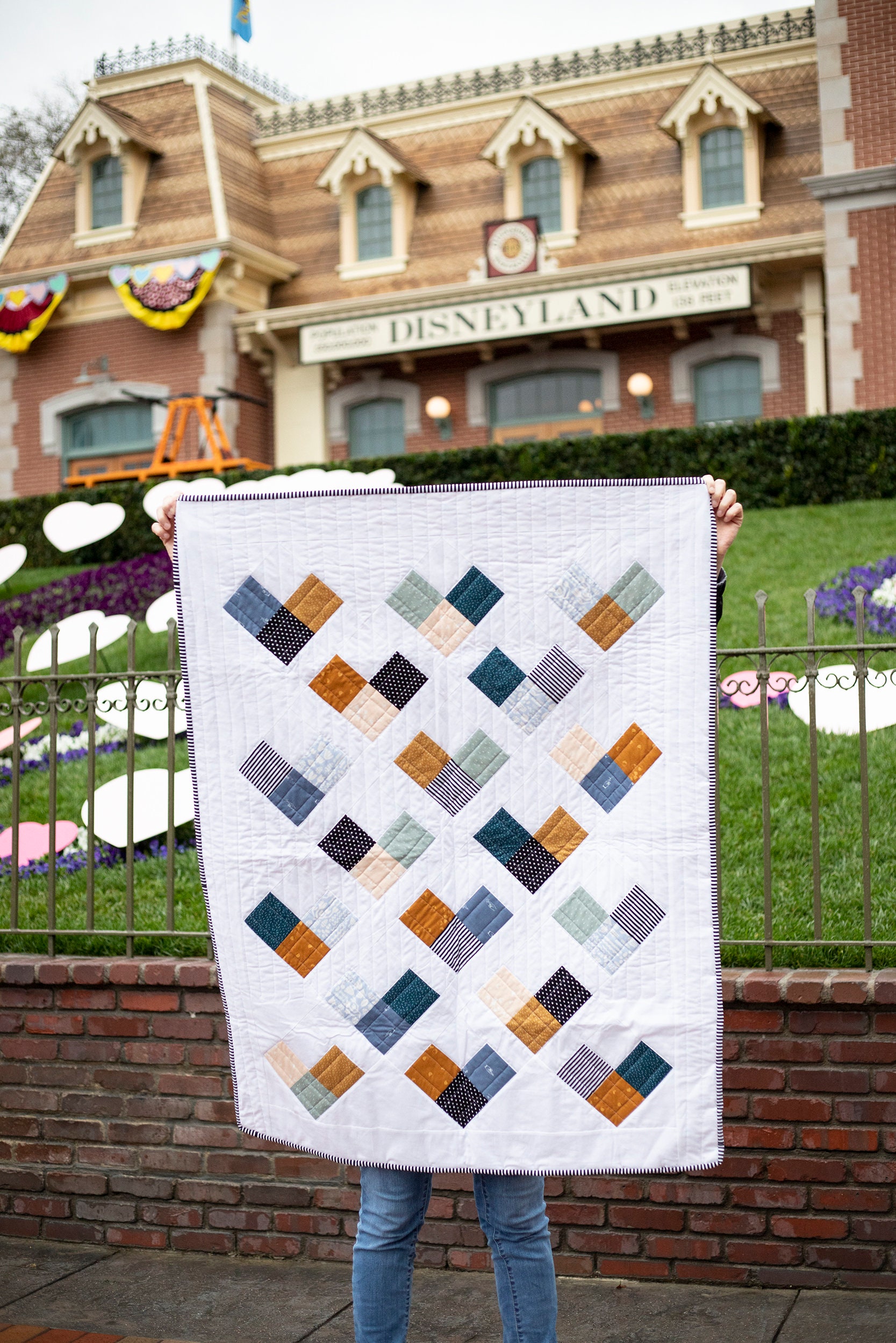 Quilty Hearts Quilt Pattern by Emily Dennis of Quilty Love