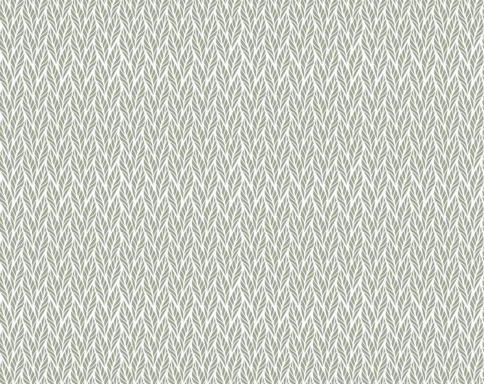 Geo Leaves Green Evening on the Prairie by Modern Prairie for Riley Blake Designs