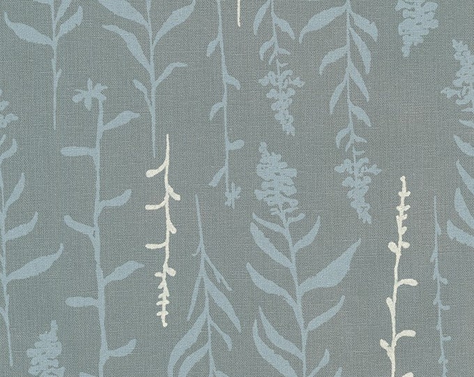 STEEL Fern by Anna Graham from Around the Bend for Robert Kaufman Fabrics
