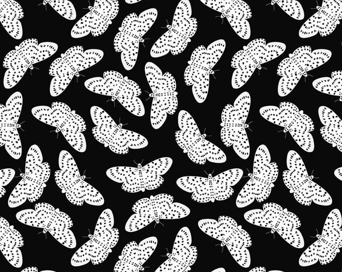 Butterflies Black from Spotted  by Kate Blocher for Riley Blake Designs