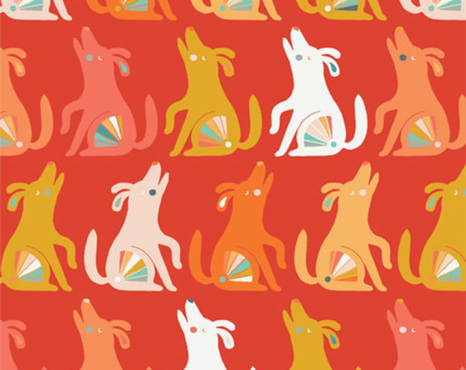 Happy Howl by Jessica Swift from Oh, Woof! for Art Gallery Fabrics