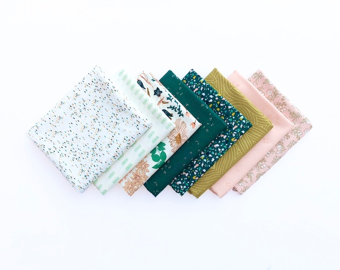 Porcelaine Bundle - 8 piece Fat Quarter Bundle