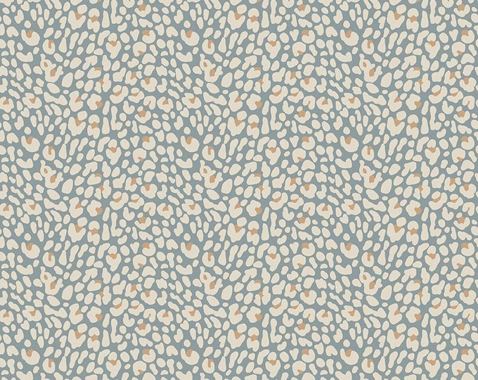 Leo & Savannah Leopard Blue by Deena Rutter for Riley Blake Designs
