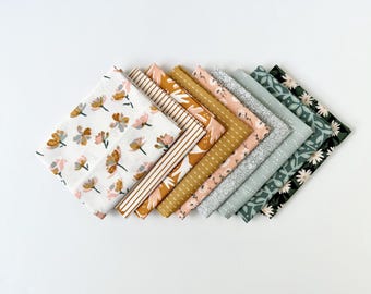 Water color - 6 piece Curated Fat Quarter Bundle
