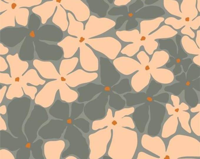 Bloom Burst Sunset from Tangerine for Art Gallery Fabrics