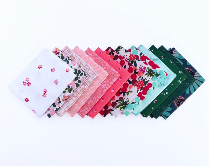 Cheery Cherry Bundle - 13 piece Curated Fat Quarter Bundle