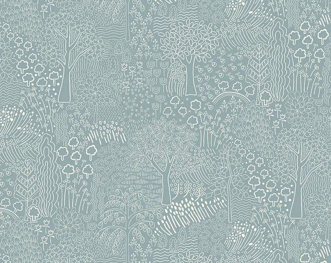 Misty Morning Woodland Walk  Arboretum Shadow A from Liberty fabrics  for Riley Blake