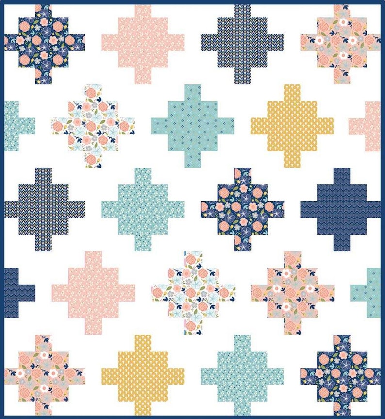 Azure Skies Quilt Pattern by Simple Simon /& Company