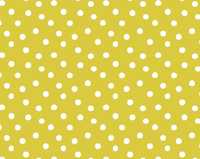 SULPHUR Polka Dot by Kim Schaefer for Andover Fabrics