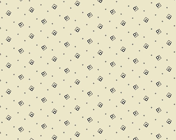 Squiggles - CREAM from Hootenanny by Renee Nanneman  for Andover Fabrics