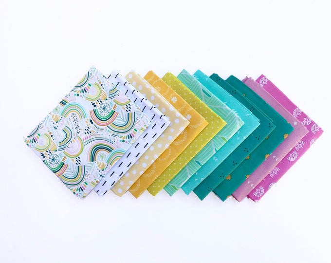 Chasing Rainbows - 11 piece Curated Fat Quarter Bundle