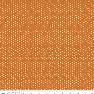 Bad To The Bone Dots Orange by My Mind&#39;s Eye for Riley Blake Designs