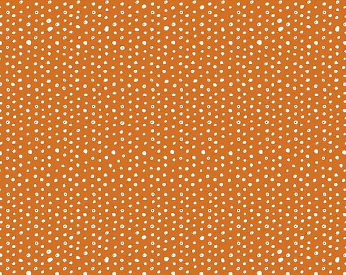 Bad To The Bone Dots Orange by My Mind's Eye for Riley Blake Designs