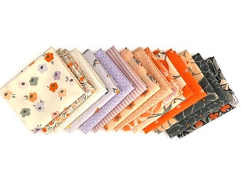 Tangerine -14 piece Curated Fat Quarter Bundle by Art Gallery Fabrics