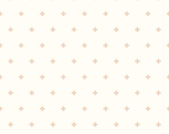 Sunsetridge Crosses Cream by Minki Kim for Riley Blake Designs