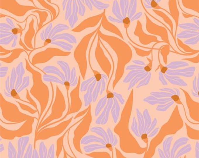 Wind Dance Blaze from Tangerine for Art Gallery Fabrics