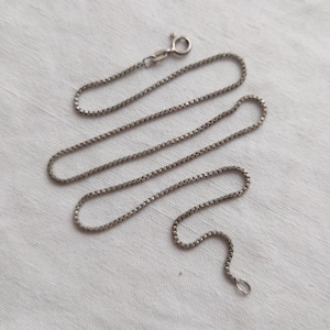 835 silver Venetian mesh chain