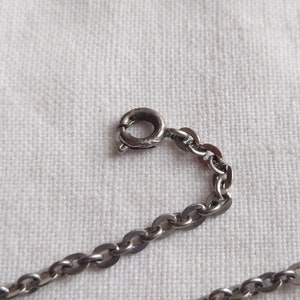 835 silver chain with convict link image 4