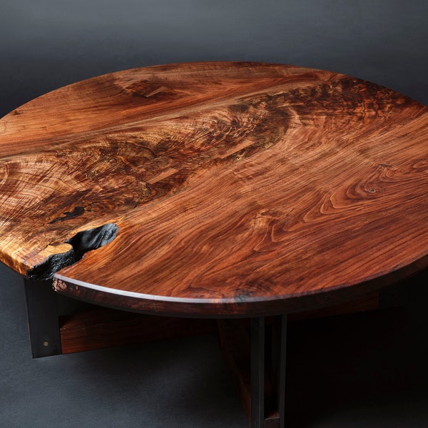 Round Coffee Table - Etsy