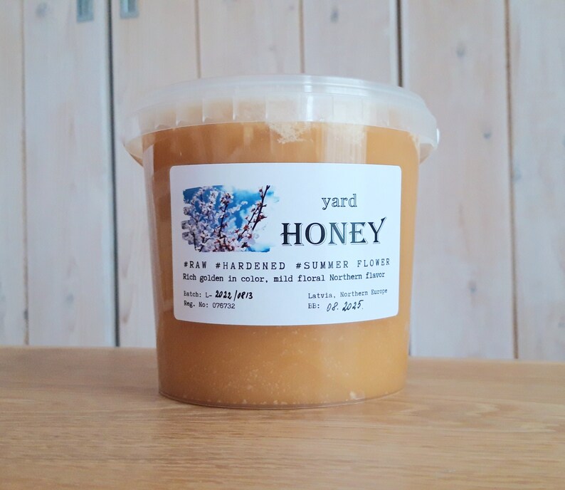 1.5 Kg Summer Blossom Honey Raw Hardened Honey Unprocessed Etsy