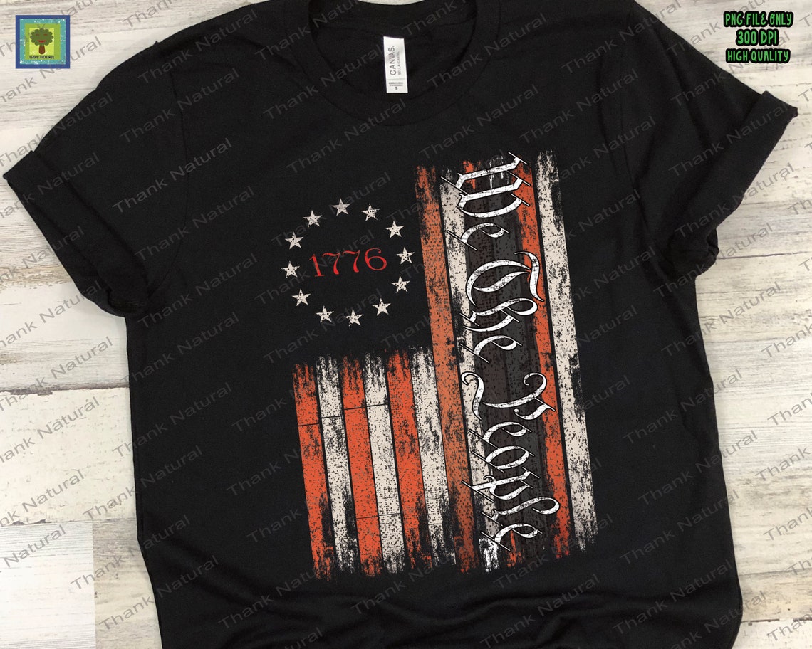 1776 We the People Patriotic PNG Sublimation Designs - Etsy
