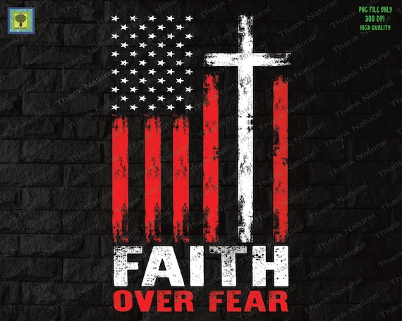 Faith over fear clothing & flag and cross Shirt Faith over fear clothing & flag and cross Shirt